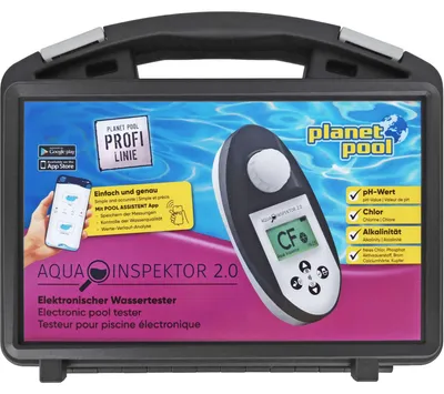 Produktbild von Summer Fun 216020sf, Wasser-Testkit, Alkalinität, Cyanursäure, Freies Chlor, Gesamtchlor, pH, 600 g, 145 mm, 70 mm, 45 mm