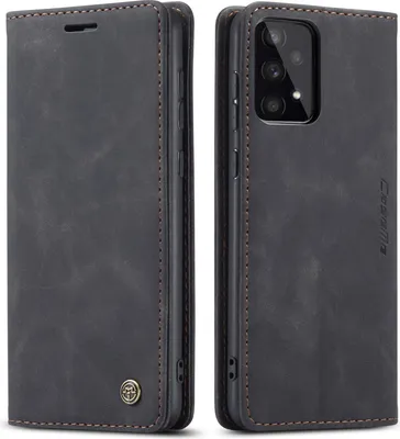 Image de Galaxy A73 5G Case, RetroPolyuréthaneLeather Case with Stand Function for Samsung Galaxy A73 5G noir