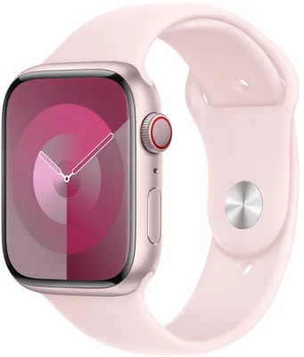 Zdjęcie produktu dla Pasek sportowy APPLE 45 mm jasnoróżowy - S/M
