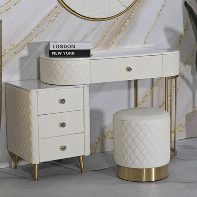 Image de Erro - Pouf, 36x36x39 cm Blanc, Forme Ronde
