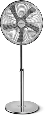 Obrázek produktu pro SENCOR SFN 4040SL Stojanový ventilátor, průměr lopatek 40 cm, nastavitelná výška 90 až 120 cm, 3 rychlosti, počet lopatek: 5, vertikální naklápění, horizontální otáčení, 50 W