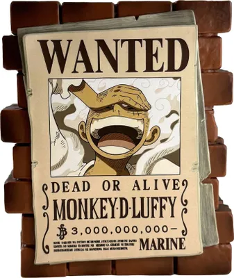 Immagine prodotto di Skarbonka One Piece - Luffy Wanted, PVC 15 cm, Licencjonowany Produkt