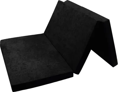 Produktbild von Klappmatratze Gästematratze 16. Schwarz XXL - 195x120x8cm W396 16 FORTISLINE