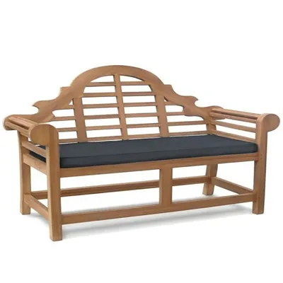 Obrázek produktu pro Polštář na lavičku 170 cm x 47 cm pro zahradní lavičku Caserta černá