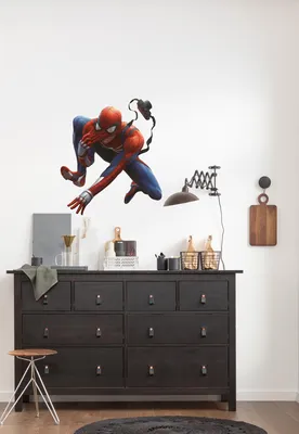 Produktbild von Komar Wandtattoo - Marvel Spider-Man Camera - Größe 50 x 70 cm