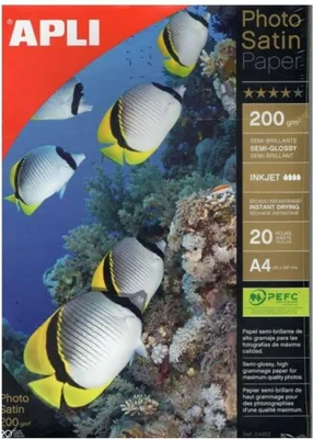 Produktbild von Apli 4453 A4 Fotopapier Silber  Silber One Size