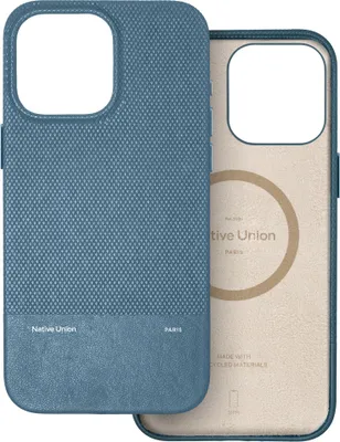 Image de Native Union, étui de protection pour iPhone 16 Pro Max Classic MagSafe, bleu