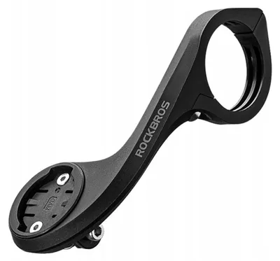 Zdjęcie produktu dla Uchwyt rowerowy na kierownicę Garmin czarny, odpowiedni do kierownic o średnicy 31,8 mm i 25,4 mm