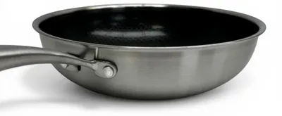Produktbild von Wokpfanne aus Edelstahl mit Antihaftbeschichtung, Ø 28 cm