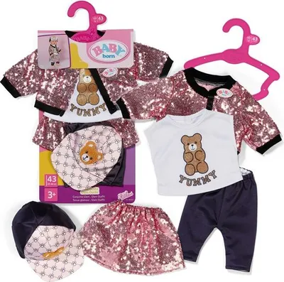 Obrázok produktu pre Zapf BABY born Glam Outfit 43cm