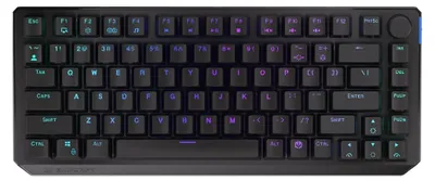 Obrázek produktu pro ENDORFY EY5A074, 75%, Kabelový a bezdrátový, USB + RF Wireless + Bluetooth, Mechanický spínač, RGB LED, Černá