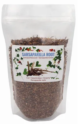 Produktbild von Sarsaparilla (Smilax) Wurzel geschnitten 500 g - loser Kräutertee