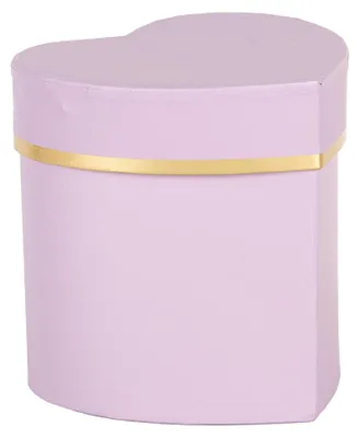 Productafbeelding van Clayre & Eef Geschenkdoos, 10x10x10 cm, paars karton