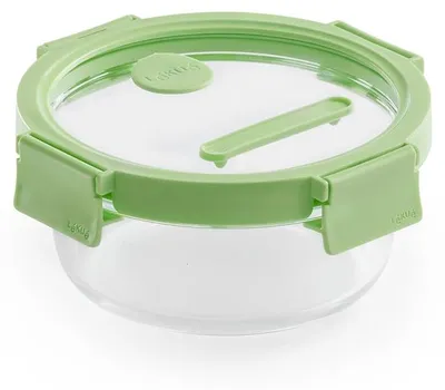 Produktbild von Lékué Behälter zu 100% hermetisch verschließbar und aus Glas.650 ml.Runden