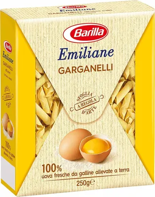 Produktbild von 5x Barilla Pasta all'Uovo Emiliane Garganelli n° 180 Nudeln mit ei 250g