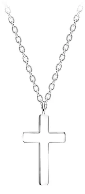 Produktbild von Kreuz mit Kette: 925er Silberkreuzkette