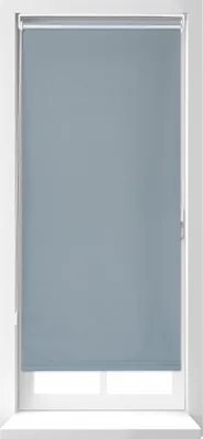 Produktbild von Relaxdays Thermorollo, ohne Bohren, Klemmfix, Kettenzug, 70x220 cm, Stoffbreite 66 cm, blickdichtes Klemmrollo, grau