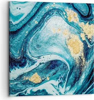 Produktbild von Bild auf Leinwand - Leinwandbild - Abstraktion modern - 70x70cm - Wand Bild - Wanddeko - Wandbilder - Leinwanddruck - Bilder - Kunstdruck - Wanddekoration - Leinwand bilder - Wandkunst - AC70x70-3493