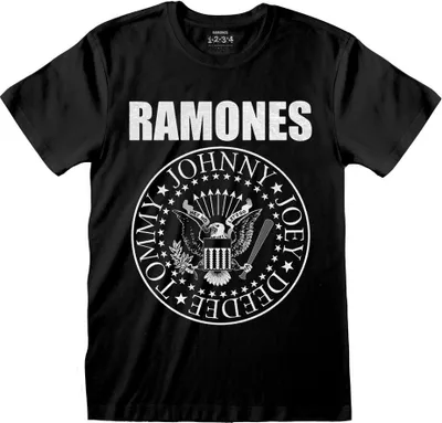 Produktbild von Ramones - T-Shirt für Herren/Damen Uni RO1173 (XL) (Schwarz)