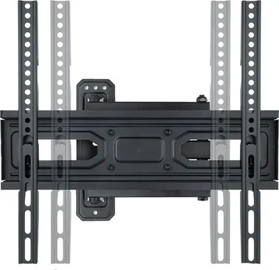 Produktbild von TooQ LP7843TN-B, 100 x 100 mm, 400 x 400 mm, -15 - 3°, -90 - 90°, Stahl, Schwarz