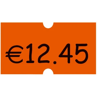 Image de PrinterLabels AS 70-36A-0-032 Étiquette orange Perm.22x12mm 45rol
