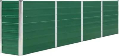 Produktbild von Hochbeet 320 x 40 x 77 cm Verzinkter Stahl Grün