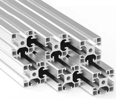 Produktbild von KLAK 40 - Aluprofil 6 Stück 40x40mm 2m System-, Montage-, Konstruktionsprofil Nut 8