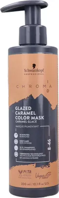 Zdjęcie produktu dla Schwarzkopf Chroma ID, 300 ml, Kobiety, Kolor karmelowy, 8-46, Glazed Caramel, Hair Color/Toner, direct dyes:Aqua (Water, Eau), Cetearyl Alcohol, PEG-8, Isopropyl Myristate,...