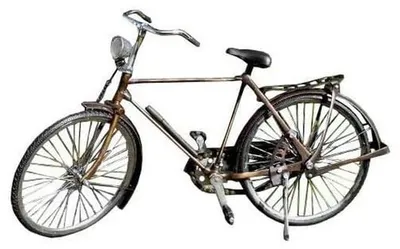 Productafbeelding van Handgemaakt Miniatuurmodel van een Herenfiets