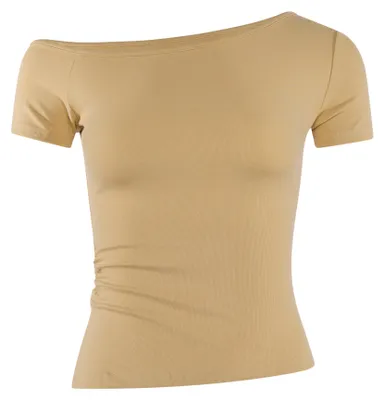 Image de T-shirt pour femmes DULCEY - couleur marron, taille XS