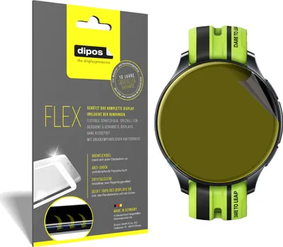 Obrázek produktu pro 2x ochranná fólie pro Realme Watch T1, 100% pokrytí displeje, dipos Flex