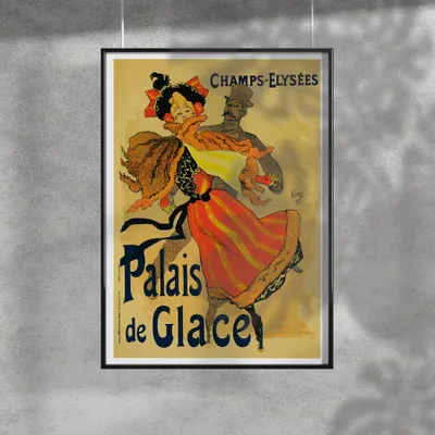 Produktbild von Klassisches Wandposter - Eispalast tanzen - A2 (42 cm x 59,5 cm)