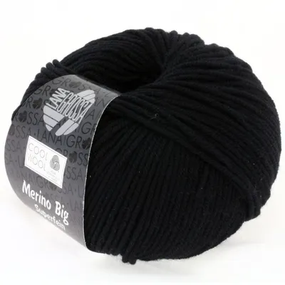 Produktbild von Lana Grossa – Cool Wool Big 0627 schwarz