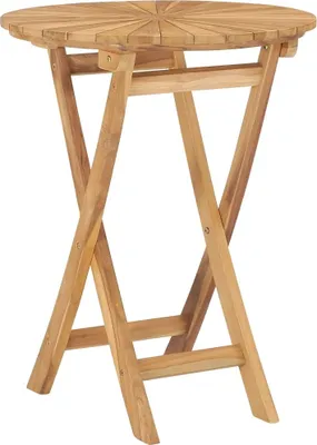 Obrázek produktu pro Skládací zahradní stolek 60 cm masivní teakové dřevo