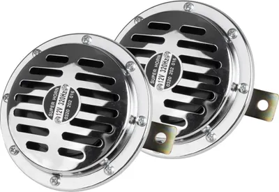 Produktbild von Klakson 12V Chrom Hupe 125mm AMIO-04074 Lautes Signal 110dB