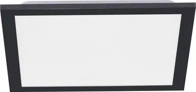 Produktbild von LED-Deckenleuchte - Schwarz - Kunststoff - 30 x 30 cm