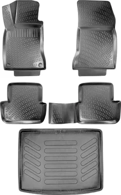 Produktbild von 3D Auto Gummimatten & Kofferraumwanne Set für Mercedes B Klasse W246 Baujahr 2011-2018
