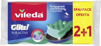 Produktbild von Glitzi PUR Active 2+1 Sparpack, Schwamm