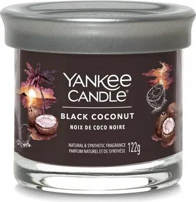 Zdjęcie produktu dla Yankee Candle 2654108E, Okrągły, Czarny, Kokos, 30 h, 1 szt.