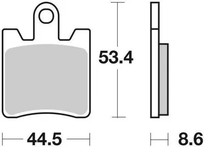 Produktbild von sbs Bremsbeläge Satz 146HF