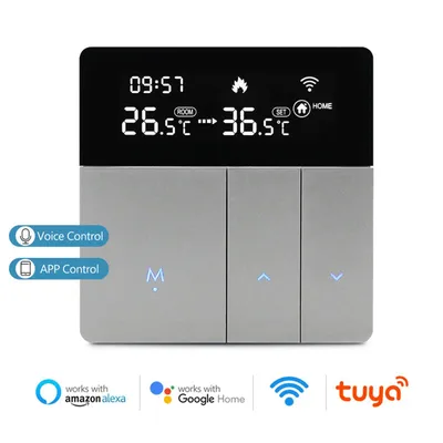 Obrázek produktu pro Wi-Fi Smart Thermostat Digitální regulátor teploty APP ovládání programovatelné vodní topení podlahové vytápění s velkým LCD displejem