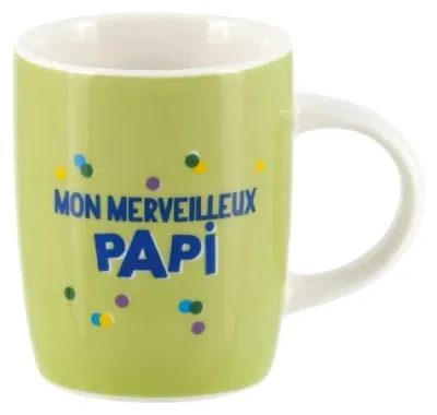 Kaffeetasse Eric My Wonderful Papi, Porzellan, 250 ml, rund
