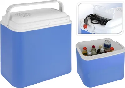 Obrázek produktu pro Elektrický chladicí box 12 V 24 l modrý