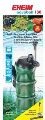 Produktbild von EHEIM aquaball 130, 60 l, 130 l, Süßwasser, Meerwasser, 96 mm, 96 mm, 215 mm
