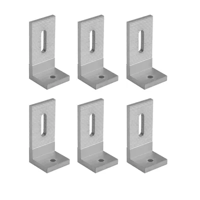Produktbild von Avoltik 6er Set Verbindungswinkel 90° Winkel L Halter Verbinder Schienenverbinder Solar