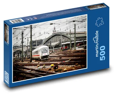 Obrázek produktu pro Puzzle 500 Vlak na nádraží - martinpuzzle