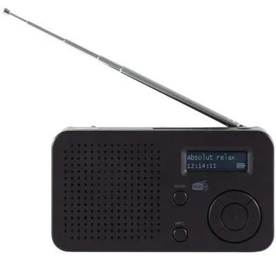 Zdjęcie produktu dla Przenośne radio DAB+/FM DABMAN 17 z Bluetooth, czarne