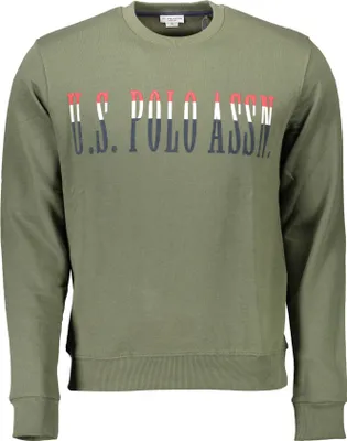 Produktbild von U.S. POLO Herren LANGARM-SWEATSHIRT Grün 6070553223_EE50F37_VERDE146 : Größe - XL Größe: XL