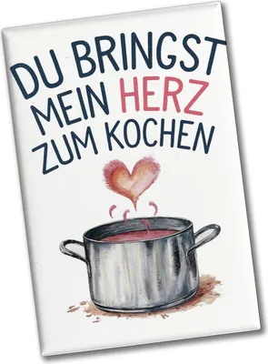 Produktbild von Du bringst mein Herz zum Kochen Souvenir Souvenir Magnet