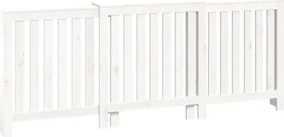 Zdjęcie produktu dla vidaXL Grzejnik boazeryjny biały 210x21x85 cm lite drewno sosnowe